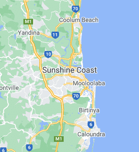 A Map of the Sunshine Coast